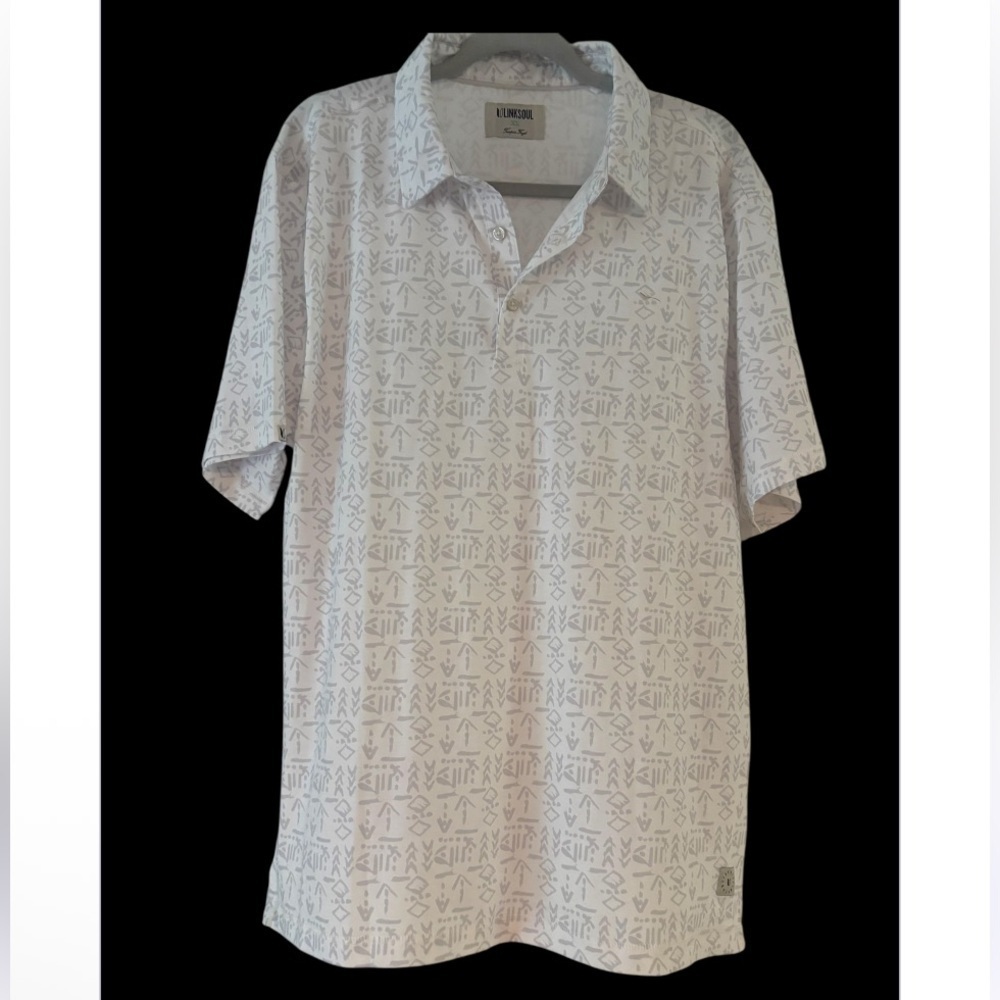 Linksoul Men’s Collared Golf Shirt NWOT